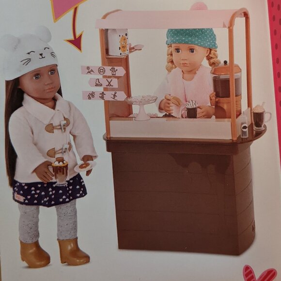 Our Generation Hot Chocolate Stand for 18" Dolls - Choco-tastic (NEW in Box) - Picture 8 of 10